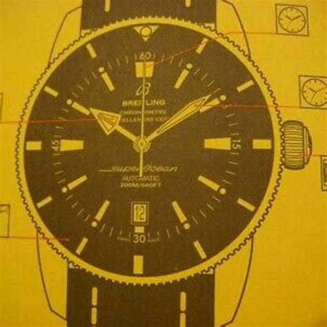 breitling superocean watch instructions